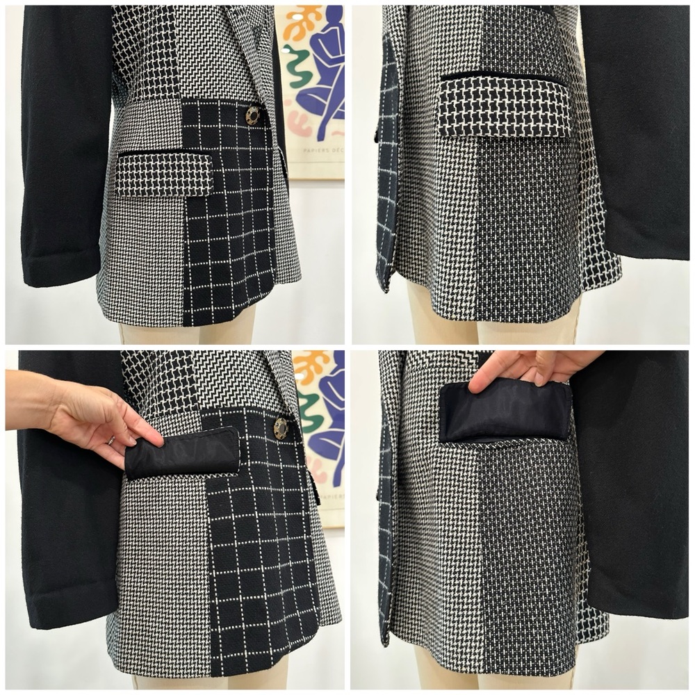 Vintage 90’s Patchwork Blazer - image 15